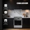 Estufa de Piso CHALLENGER 60cm 4 Puestos GN 9465 Inox - Image 4