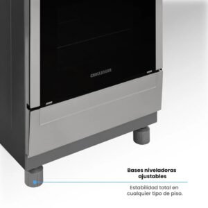 Estufa de Piso CHALLENGER 60cm 4 Puestos GN 9465 Inox - Image 5