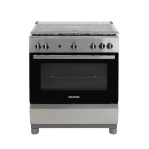 Estufa de Piso CHALLENGER 76cm Gas Natural 5 Ptos 9571 Inox