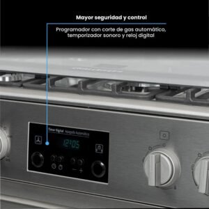 Estufa de Piso CHALLENGER 76cm Gas Natural 5 Puestos SI 9575 - Image 6