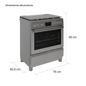 Estufa de Piso CHALLENGER 76cm Gas Natural 5 Puestos SI 9575 - Image 7