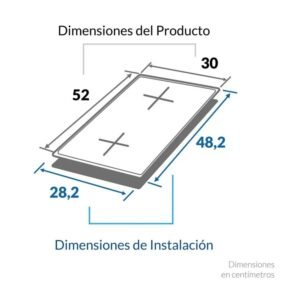 Estufa Induccion CHALLENGER 30 cm 2 Puestos SL 6030 IN - Image 3