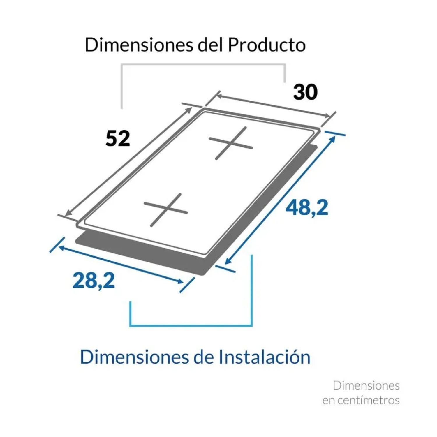 Estufa Induccion CHALLENGER 30 cm 2 Puestos SL 6030 IN - Image 3