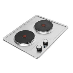 Estufa CHALLENGER 35 cm 2 Puestos Electrica SP 6272 Gris 120V