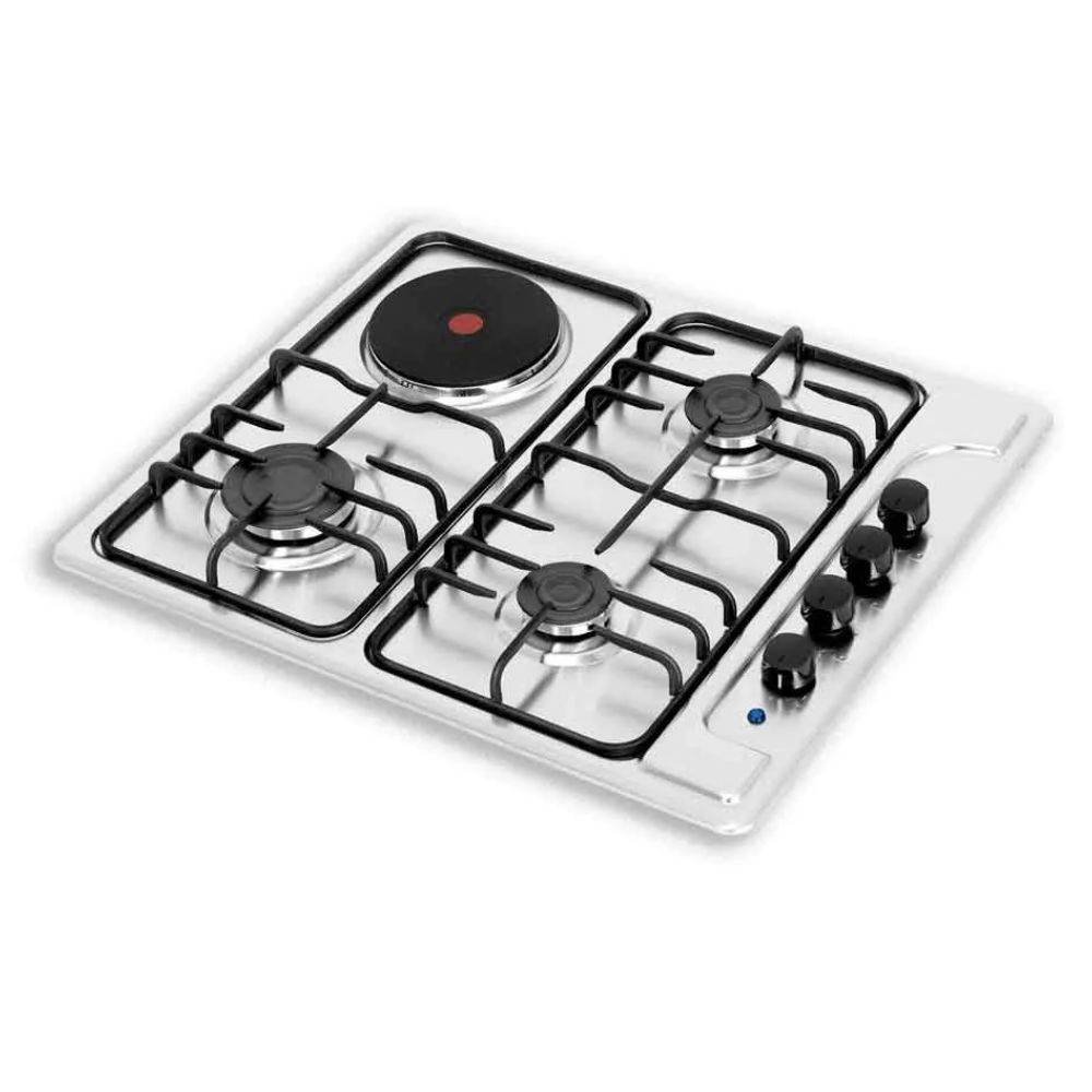 Estufa CHALLENGER 59cm 4 Puestos Mixta 120V SI 6037 Gris