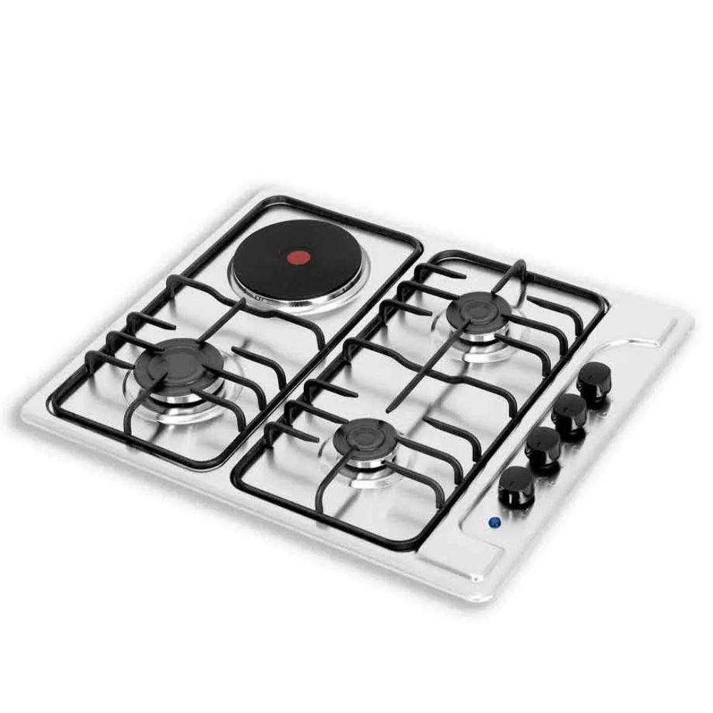 Estufa CHALLENGER 59cm 4 Puestos Gas Natural 220V SP 6039 Gris