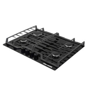 Estufa CHALLENGER 65 cm 4 Puestos Gas Natural SQ 6763 Negro