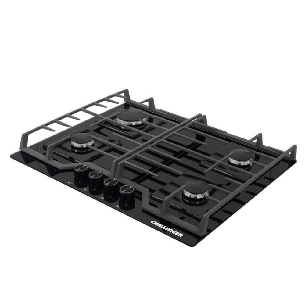 Estufa CHALLENGER 65 cm 4 Puestos Gas Natural SQ 6763 Negro