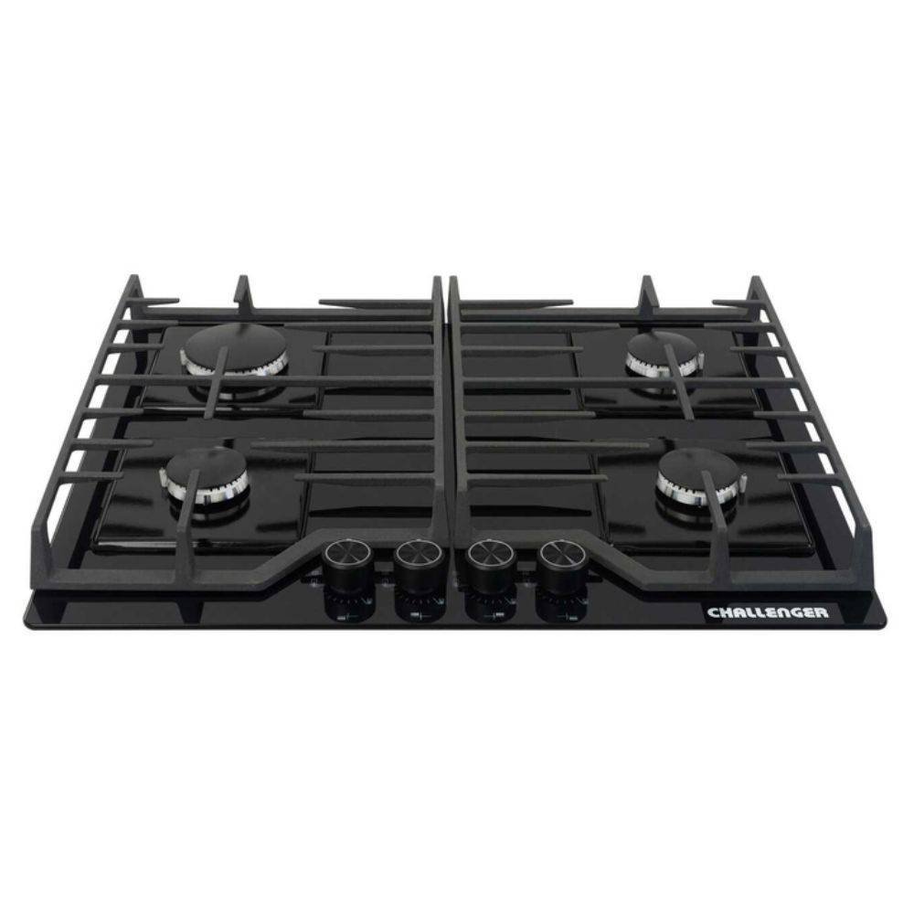 Estufa CHALLENGER 65 cm 4 Puestos Gas Natural SQ 6763 Negro - Image 5