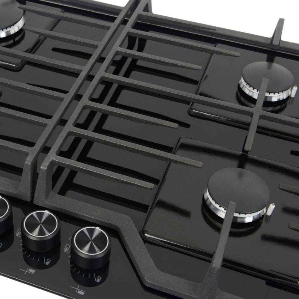 Estufa CHALLENGER 65 cm 4 Puestos Gas Natural SQ 6763 Negro - Image 7