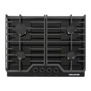 Estufa CHALLENGER 65 cm 4 Puestos Gas Natural SQ 6763 Negro - Image 2