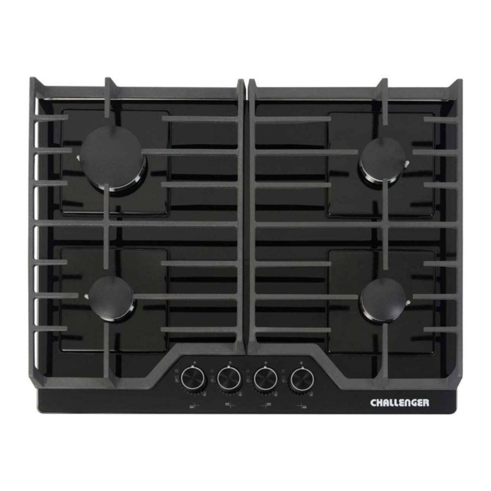 Estufa CHALLENGER 65 cm 4 Puestos Gas Natural SQ 6763 Negro - Image 2