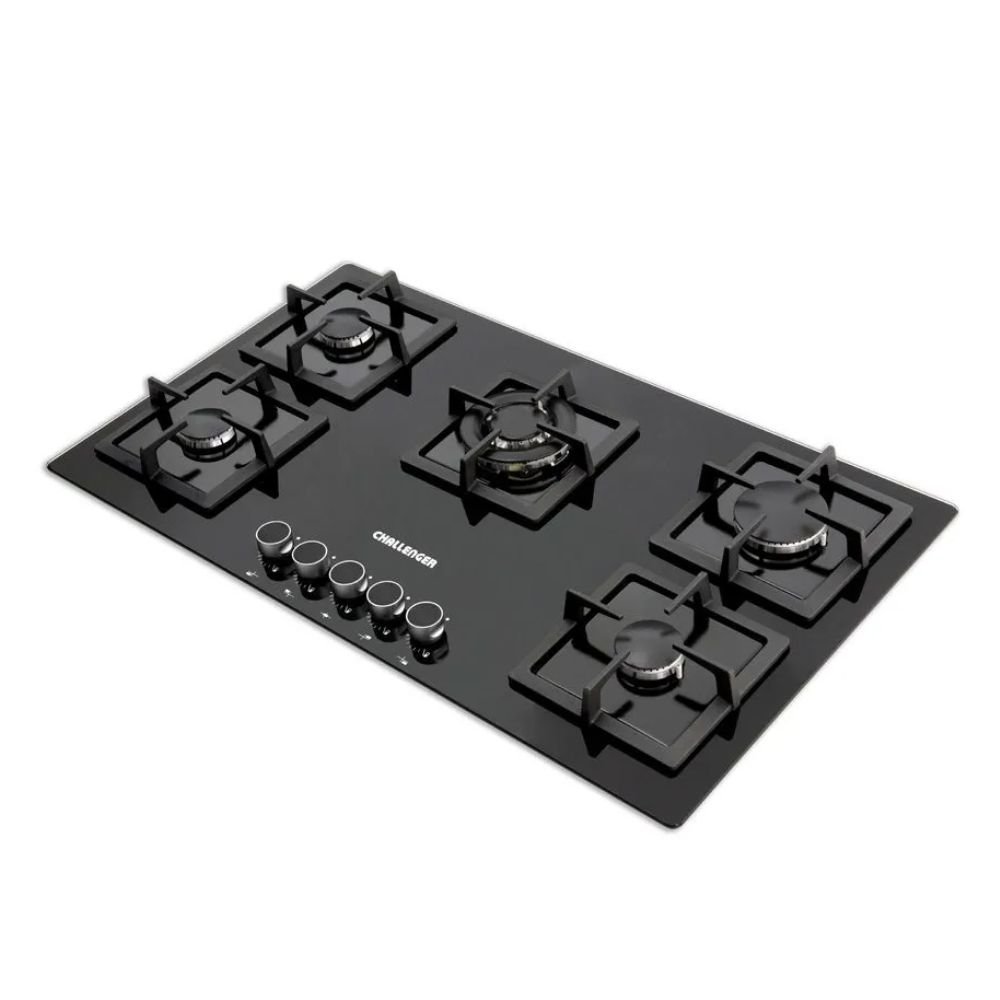 Estufa CHALLENGER 91 cm 5 Puestos Gas Natural SQ 6792 Negro
