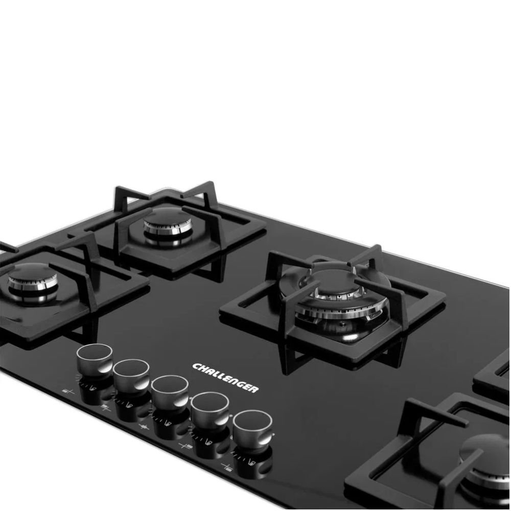 Estufa CHALLENGER 91 cm 5 Puestos Gas Natural SQ 6792 Negro - Image 4