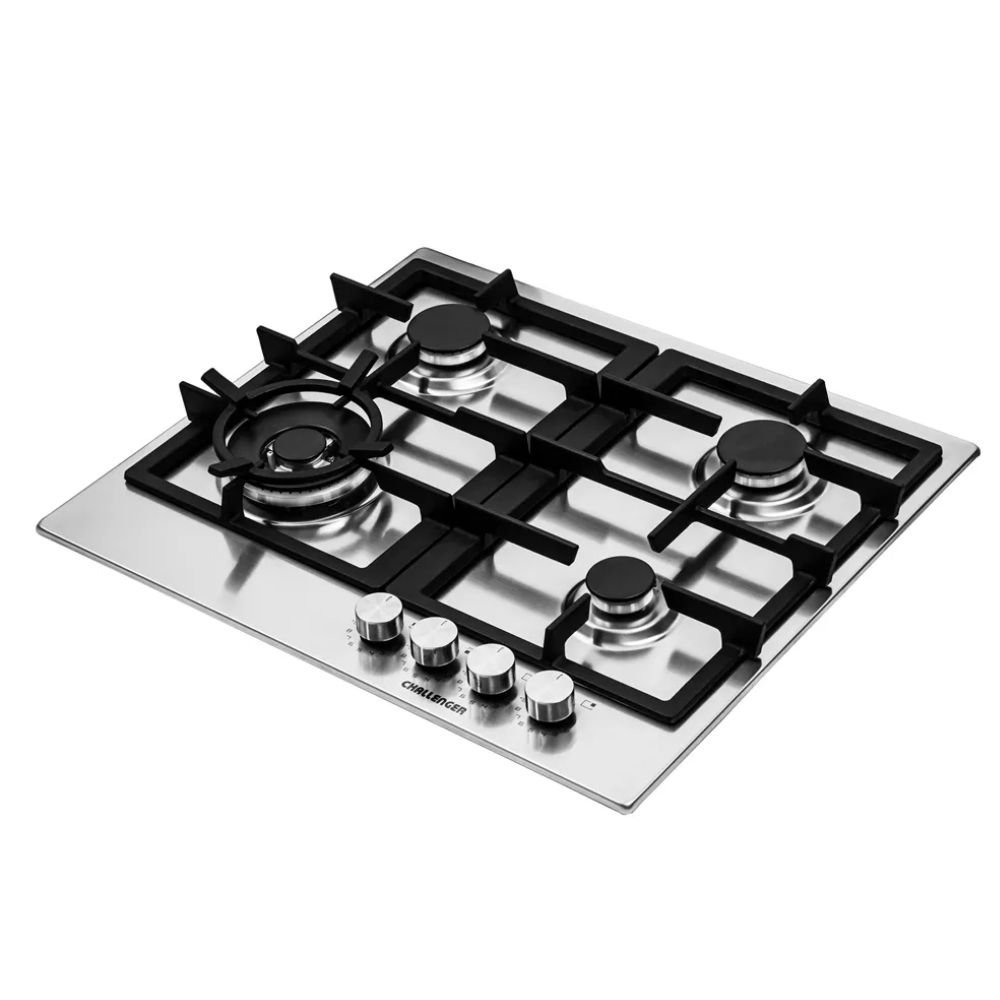 Estufa CHALLENGER 60 cm 4 Puestos Gas Natural SV-6860 Gris