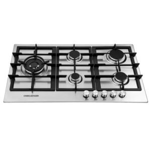 Estufa CHALLENGER 86 cm 5 Puestos Gas Natural SV-6886 Inox - Image 3