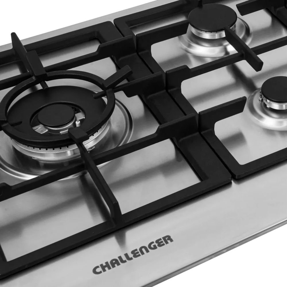 Estufa CHALLENGER 86 cm 5 Puestos Gas Natural SV-6886 Inox - Image 5