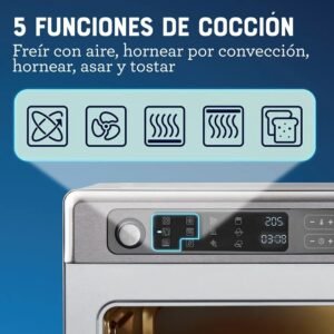 Horno con Freidora OSTER Antiadherente 22 Lt TSSTTVDAF1NS - Image 7