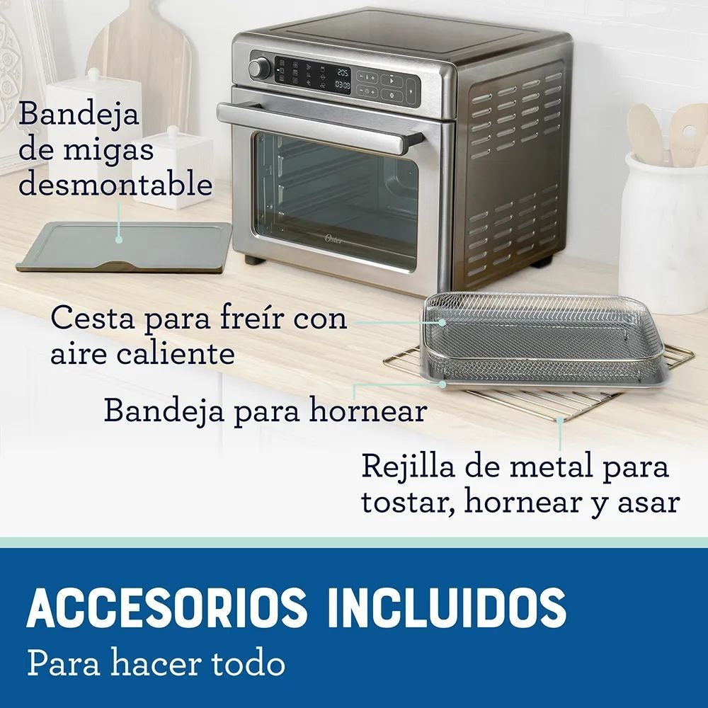 Horno con Freidora OSTER Antiadherente 22 Lt TSSTTVDAF1NS - Image 4