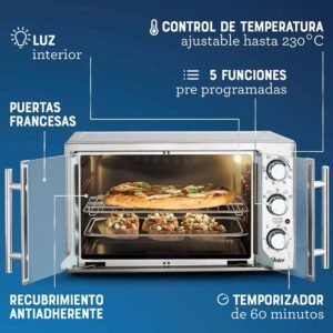 Horno con Freidora OSTER Antiadherente 42 Lt TSSTTVFDMAFNS - Image 8