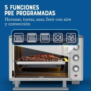 Horno con Freidora OSTER Antiadherente 35 Lt TSSTTVLS35NS - Image 6