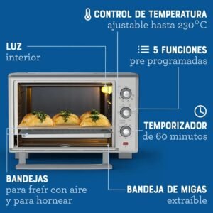 Horno con Freidora OSTER Antiadherente 35 Lt TSSTTVLS35NS - Image 8
