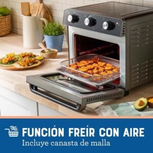 Horno con Freidora OSTER 22 Litros TSSTTVMAF1NS Negro - Image 3