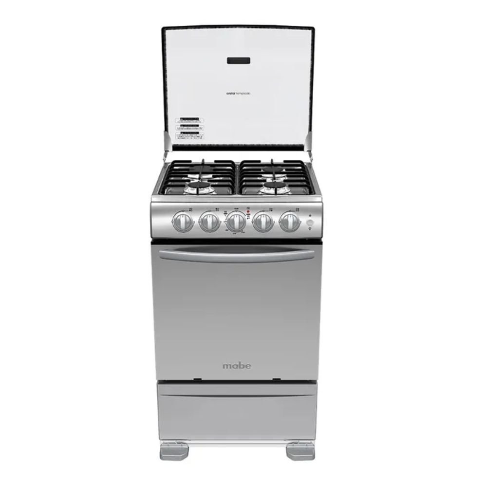 Estufa de Piso MABE 52cm 4 Puestos GN Horno TX1G-6CON Gris