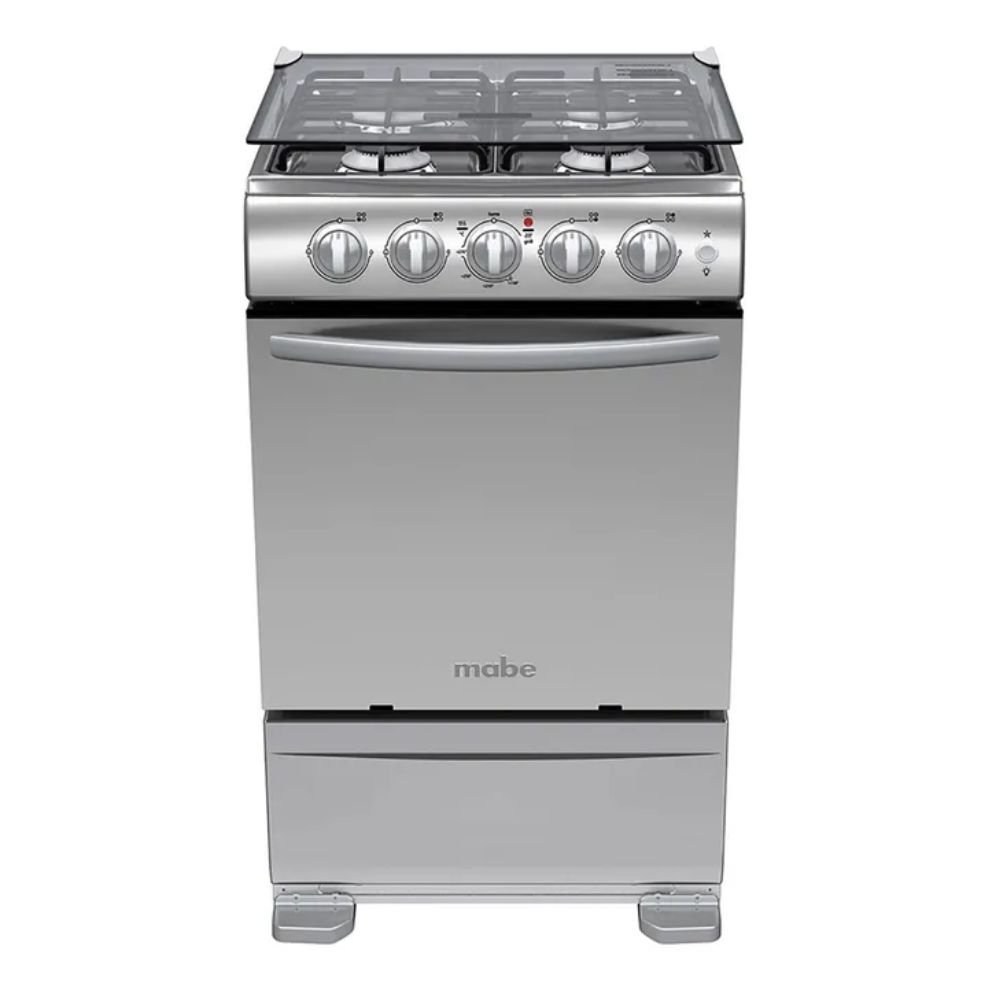Estufa de Piso MABE 52cm 4 Puestos GN Horno TX1G-6CON Gris - Image 2