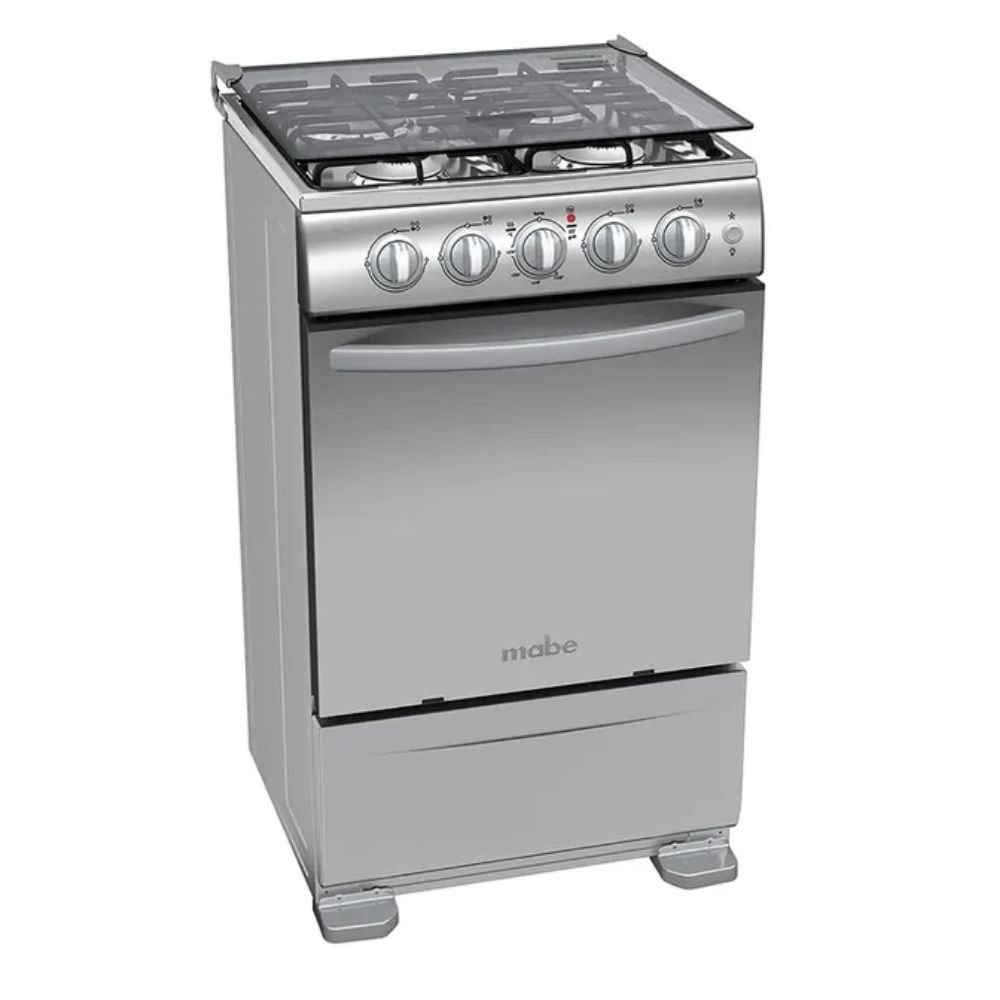 Estufa de Piso MABE 52cm 4 Puestos GN Horno TX1G-6CON Gris - Image 3