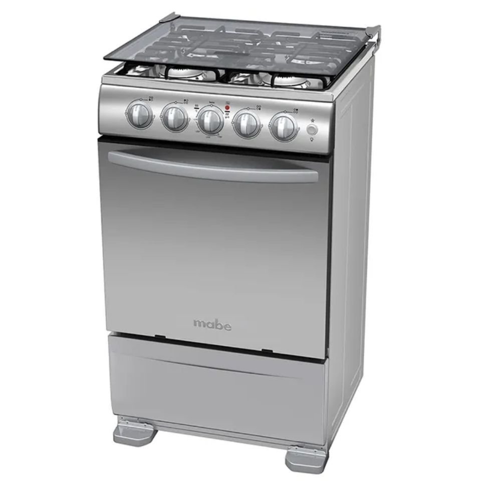 Estufa de Piso MABE 52cm 4 Puestos GN Horno TX1G-6CON Gris - Image 4