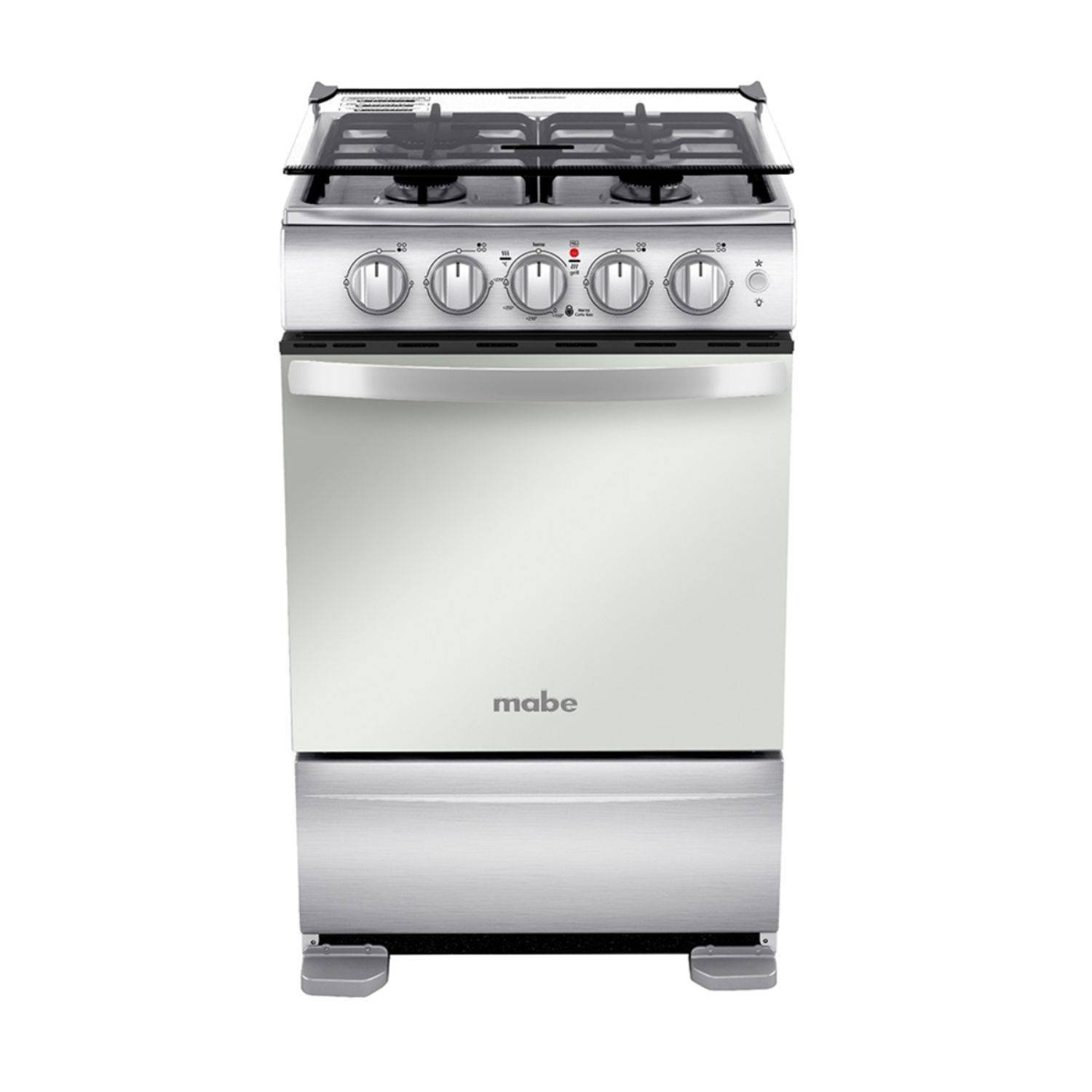 Estufa de Piso MABE 50 cm 4 Puestos GN Horno TX1G-7CON Gris