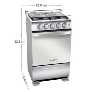 Estufa de Piso MABE 50 cm 4 Puestos GN Horno TX1G-7CON Gris - Image 7