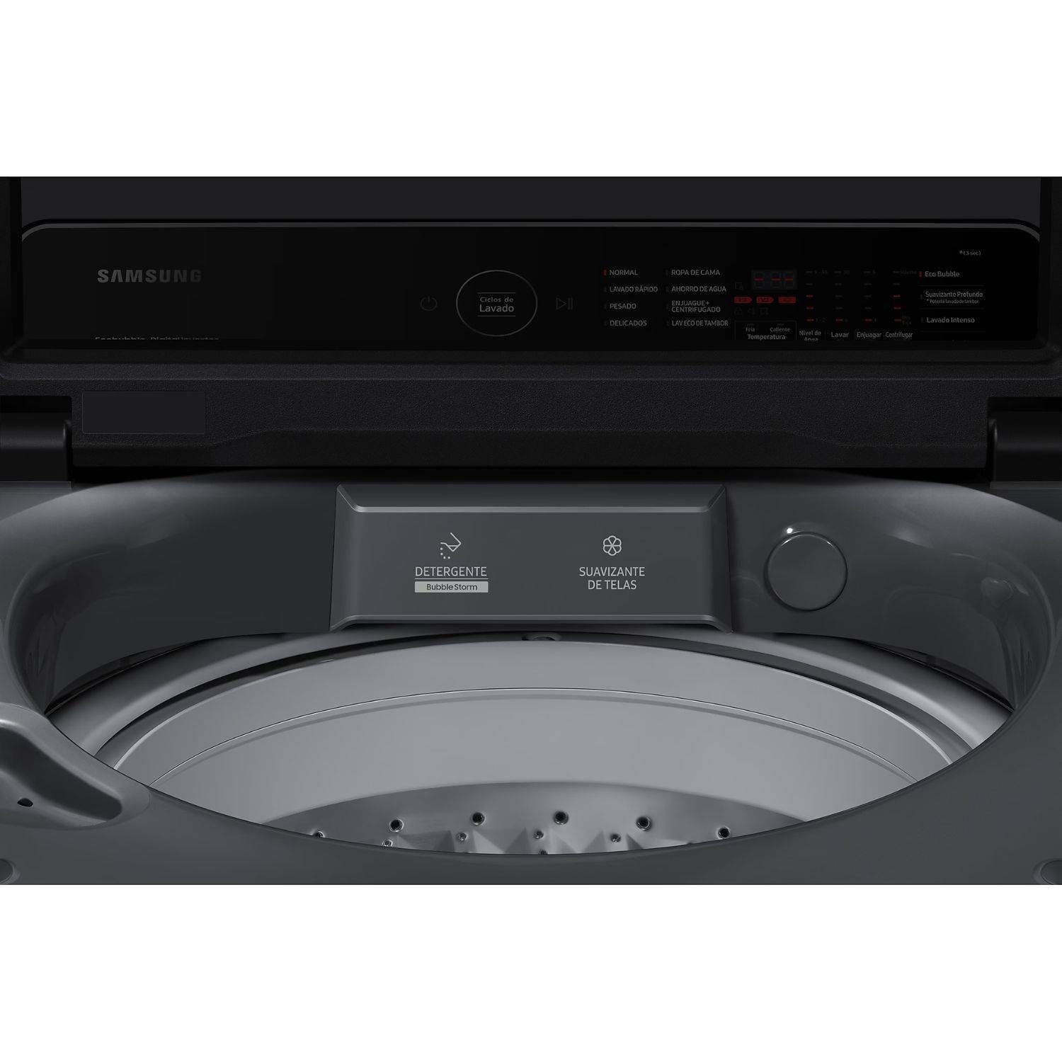 Lavadora SAMSUNG 18kg/39lb Carga Superior WA18CG6441BDCO - Image 3