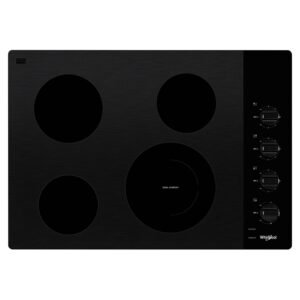 Estufa WHIRLPOOL 76cm 4 Puestos Electrica WCE55US0HB Negro