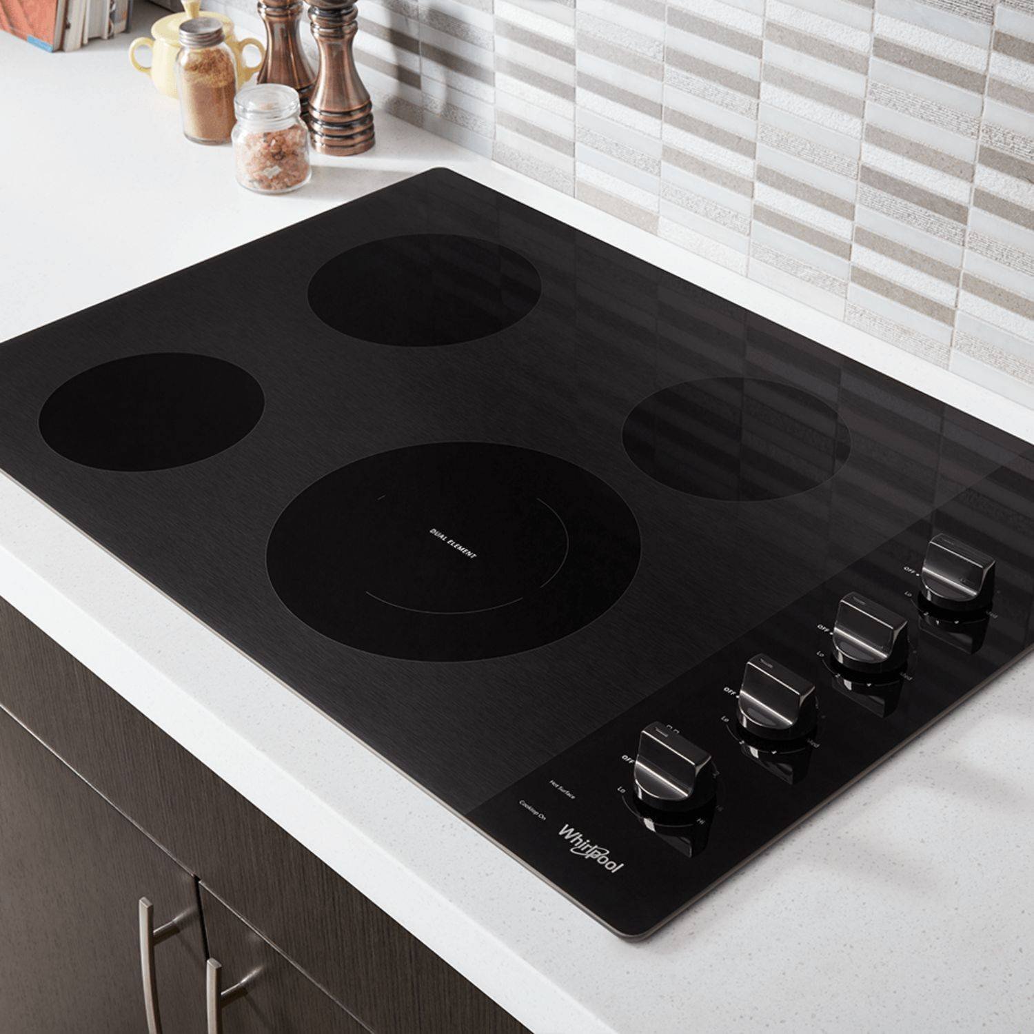 Estufa WHIRLPOOL 76cm 4 Puestos Electrica WCE55US0HB Negro - Image 4