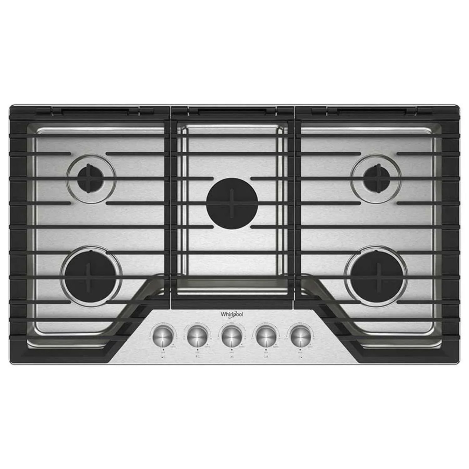 Estufa WHIRLPOOL 91cm 5 Puestos Gas Natural WCGK7536PS
