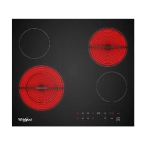 Estufa Vitroceramica WHIRLPOOL 60cm 4 Puestos WEC5240B Negro - Image 4