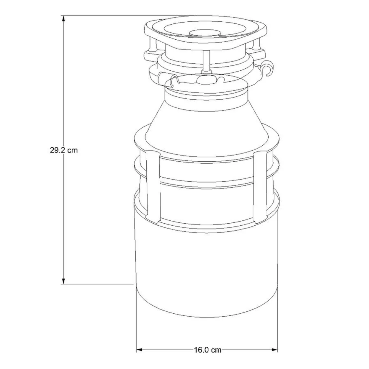 Triturador de Desechos WHIRLPOOL Electrico 1/2 HP WG1202PH - Image 3