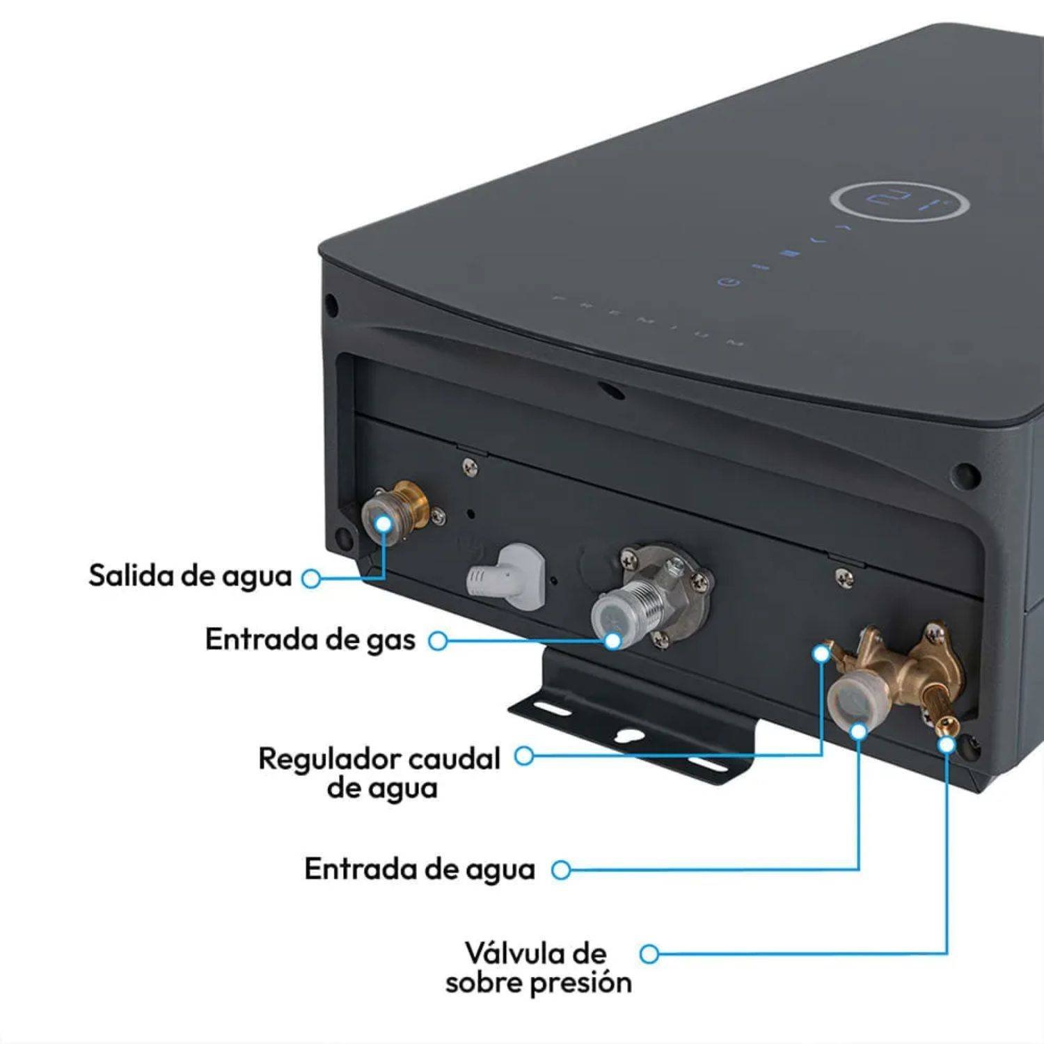 Calentador de Agua GN 16 Lt Tiro Forzado CHALLENGER WHD 7116 - Image 6