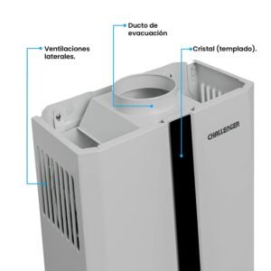 Calentador de Agua GN 10Lt Tiro Natural CHALLENGER 7102 Blanco - Image 3