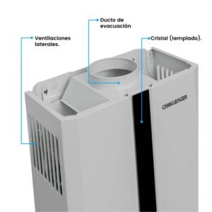 Calentador de Agua GN 12Lt 120V Tiro Natural CHALLENGER 7112 - Image 4