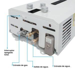 Calentador de Agua GN 12Lt 120V Tiro Natural CHALLENGER 7112 - Image 5