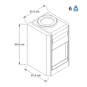 Dispensador de Agua de Mesa WHIRLPOOL WK5053Q Blanco - Image 6