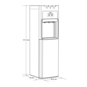 Dispensador de Agua WHIRLPOOL Botellon WK5915BD Digital Gris - Image 5