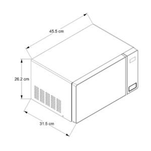 Horno Microondas WHIRLPOOL 20 Litros WM1807D Gris - Image 6