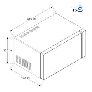 Horno Microondas WHIRLPOOL 30 Litros Digital WM1811D Gris - Image 6