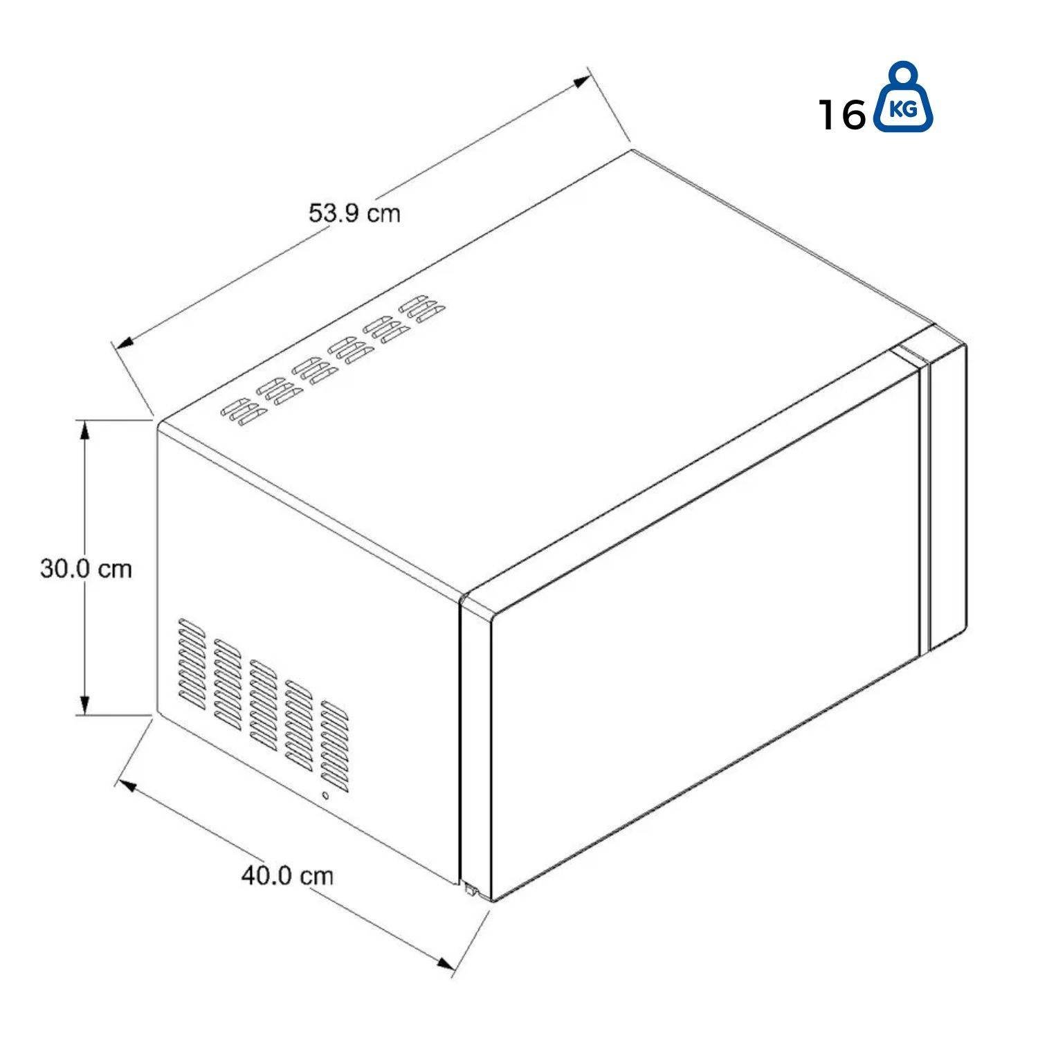 Horno Microondas WHIRLPOOL 30 Litros Digital WM1811D Gris - Image 6