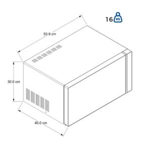 Horno Microondas WHIRLPOOL 30 Litros WM2811D Gris - Image 7