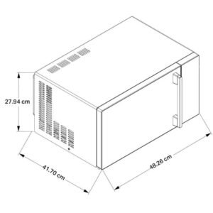 Horno Microondas WHIRLPOOL 28 Litros LWMC30309LB Negro - Image 8